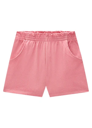 Marlan - Conjunto Blusa e Shorts em Molecotton Jeans Bege - MARLAN