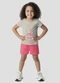 Kely Kety - Conjunto Blusa e Shorts em Moletinho Branco - variação: Cinza