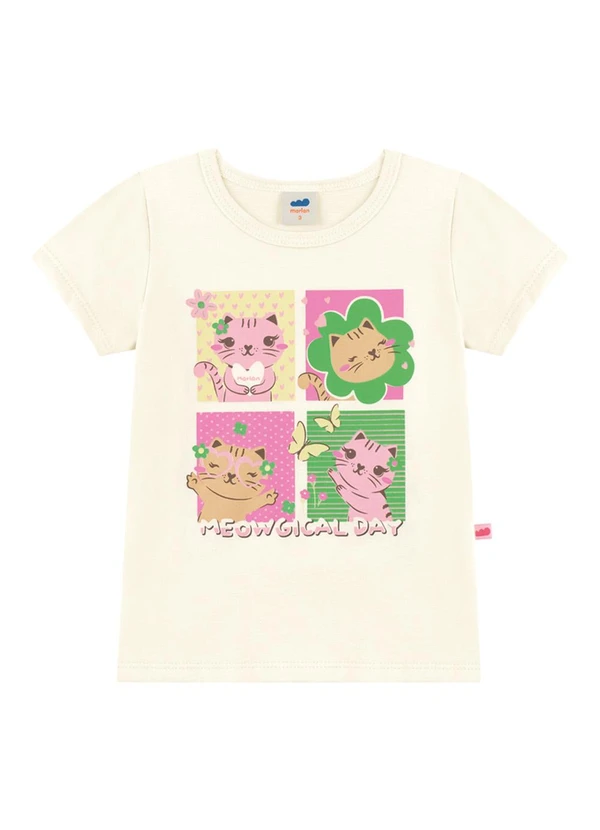 Marlan - Conjunto Blusa e Shorts em Moletinho Jeans Bege 3