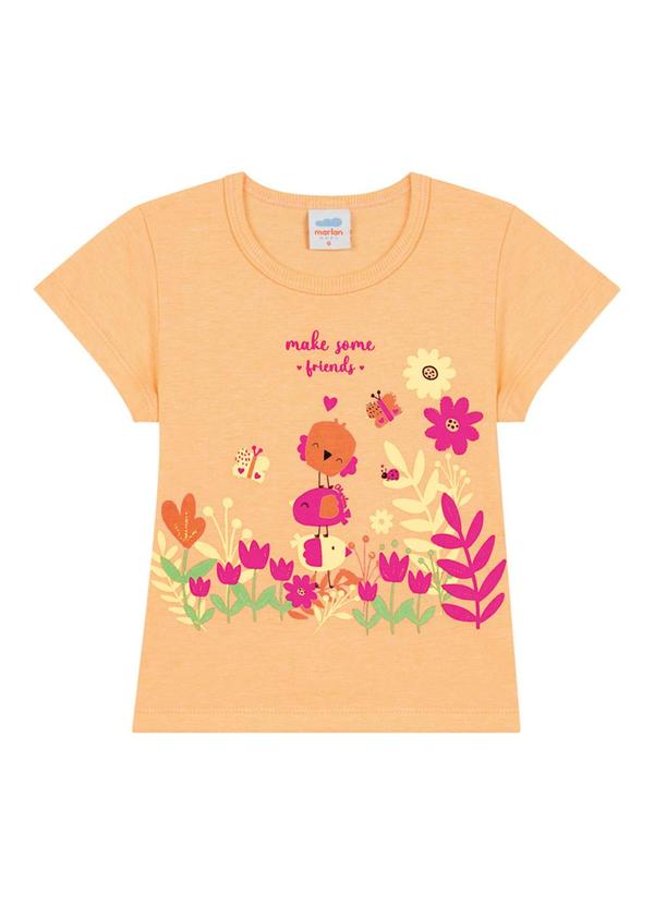 Marlan - Conjunto Blusa e Shorts em Moletinho Laranja 3