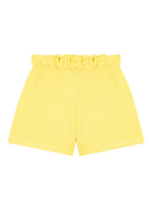 Marlan - Conjunto Blusa e Shorts em Moletinho Relevo Bege 3