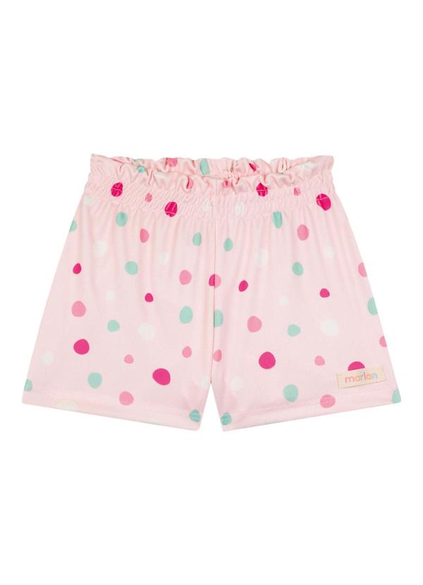 Marlan - Conjunto Blusa e Shorts em Newtech Confeti Bege 3