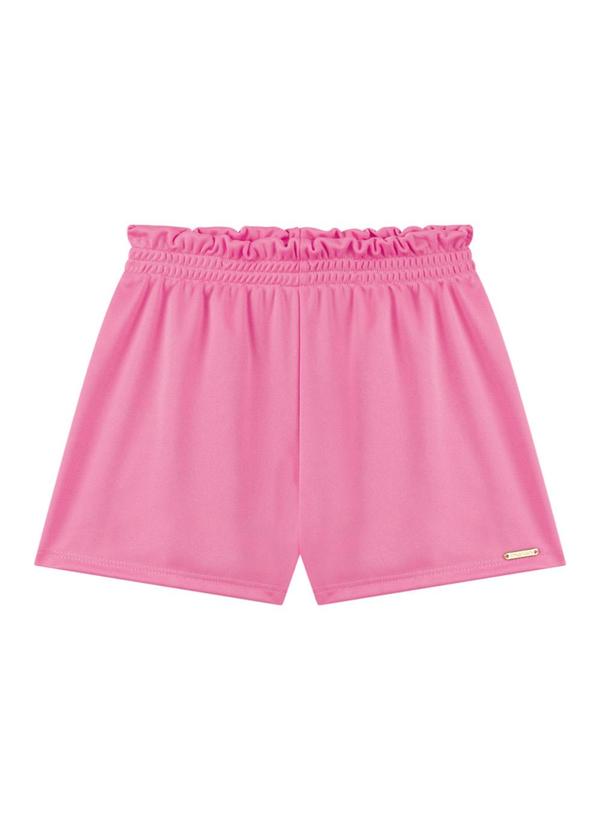 Marlan - Conjunto Blusa e Shorts em Newtech Rosa 4