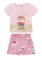 Marlan - Conjunto Blusa e Shorts Gatinhas Fashion Verde - variação: Rosa