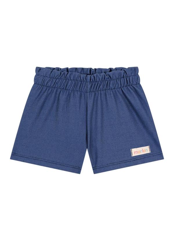 Marlan - Conjunto Blusa e Shorts Jeans Amarelo 3