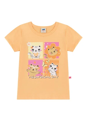 Marlan - Conjunto Blusa e Shorts Laranja - MARLAN