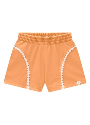 Marlan - Conjunto Blusa e Shorts Malha Newtech Laranja - MARLAN