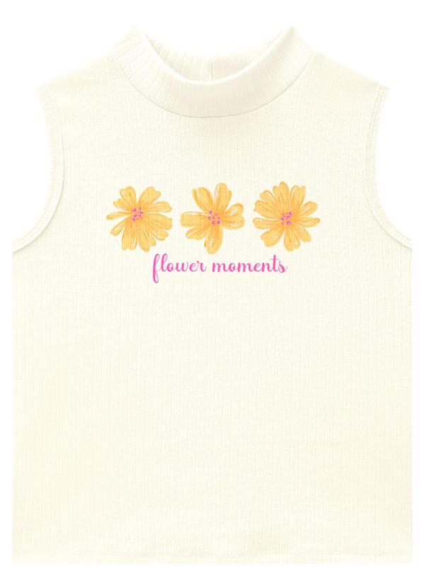 Marlan - Conjunto Blusa e Shorts Maxi Flower Amarelo