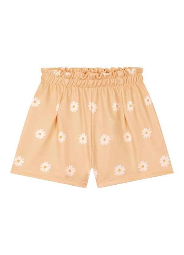 Milli e Nina - Conjunto Blusa e Shorts Newtech Bege 5