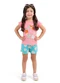 Tink Bink - Conjunto Blusa e Shorts Rosa - variação: Rosa