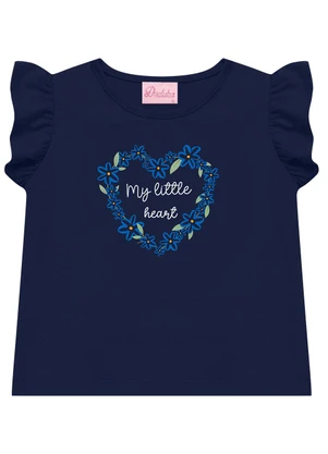Duduka - Conjunto Blusa e Shorts Rotativo  Azul  - DUDUKA