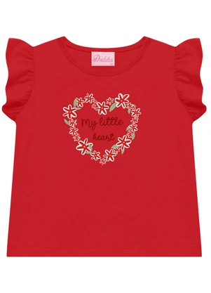 Duduka - Conjunto Blusa e Shorts Rotativo  Vermelho - DUDUKA