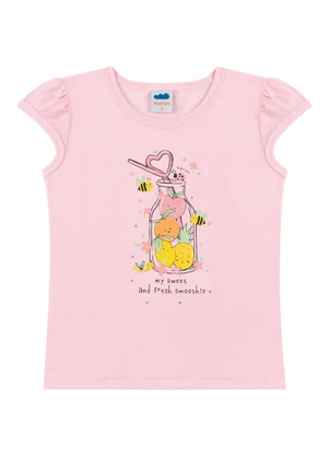 Marlan - Conjunto Blusa e Shorts Salada de Frutas Rosa - MARLAN