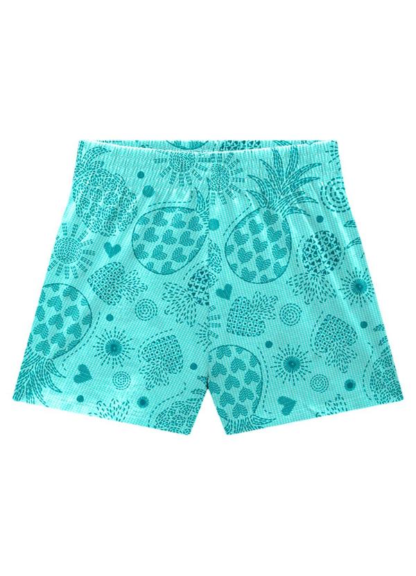 Marlan - Conjunto Blusa e Shorts Sol & Abacaxi Branco 2