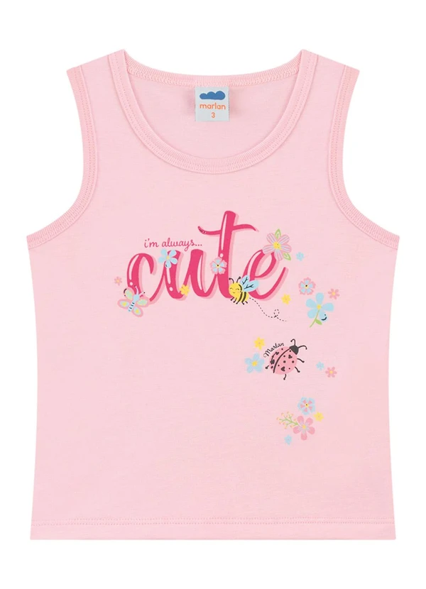 Marlan - Conjunto Blusa e Shorts Tecido Air Flow Rosa 2