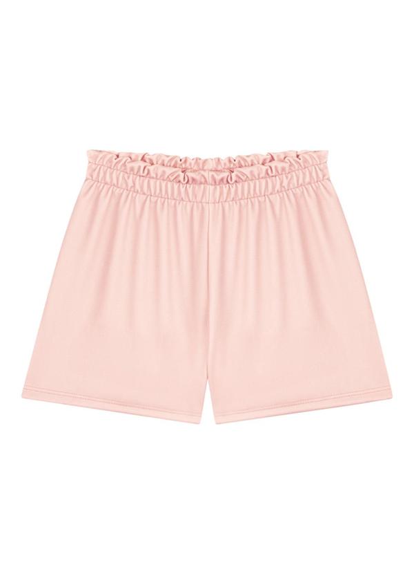 Milli e Nina - Conjunto Blusa e Shorts Texturizada Bege 4