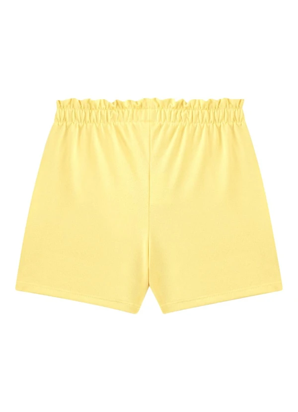 Milli e Nina - Conjunto Blusa e Shot/Saia Texturizado Bege 4