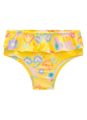 Marlan - Conjunto Blusa e Tanga Proteção Uv Amarelo - MARLAN