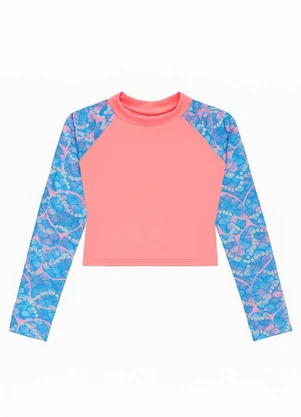 Marlan - Conjunto Blusa e Tanga Proteção Uv Rosa - MARLAN