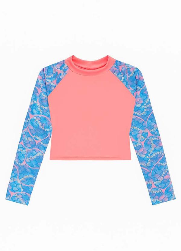 Marlan - Conjunto Blusa e Tanga Proteção Uv Rosa 2