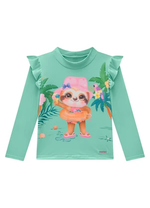 Marlan - Conjunto Blusa e Tanga Proteção Uv Verde - MARLAN