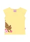 Duduka - Conjunto Blusa Capivara  e Short Flor Azul  - variação: Amarelo