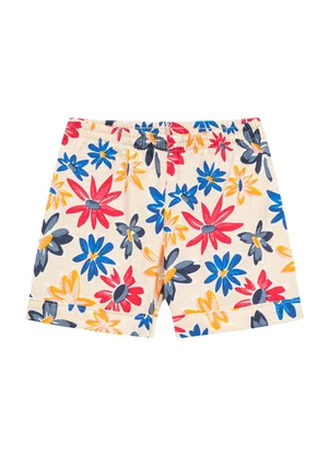 Duduka - Conjunto Blusa Estampa Lovely e Short  Laranja - DUDUKA