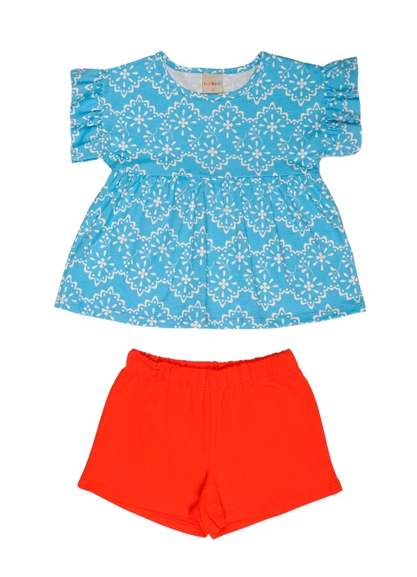 Tink Bink - Conjunto Blusa Estampada e Short Laise