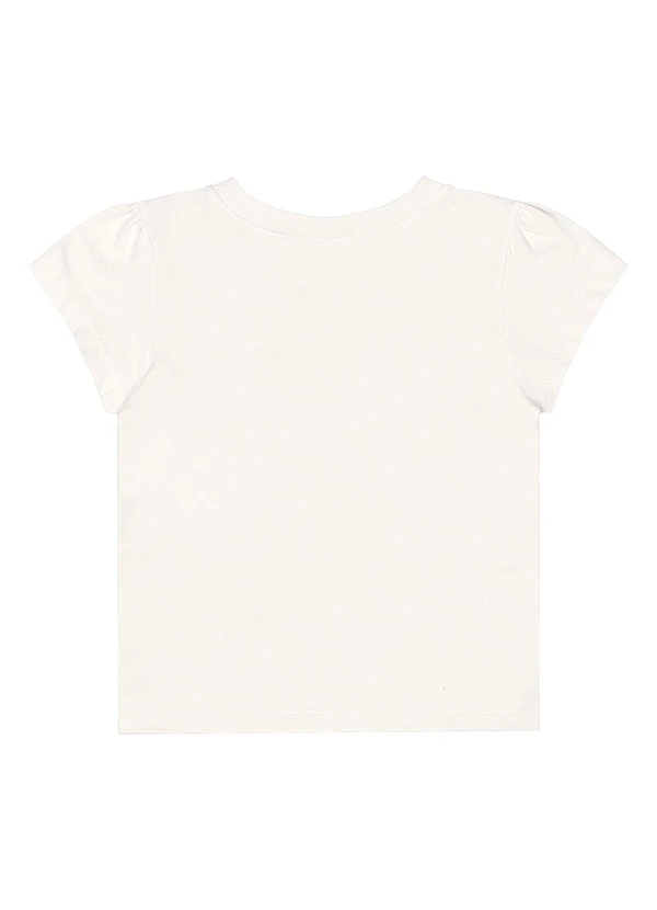 Quimby - Conjunto Blusa Estampado Saia Laise Quimby Branco 4