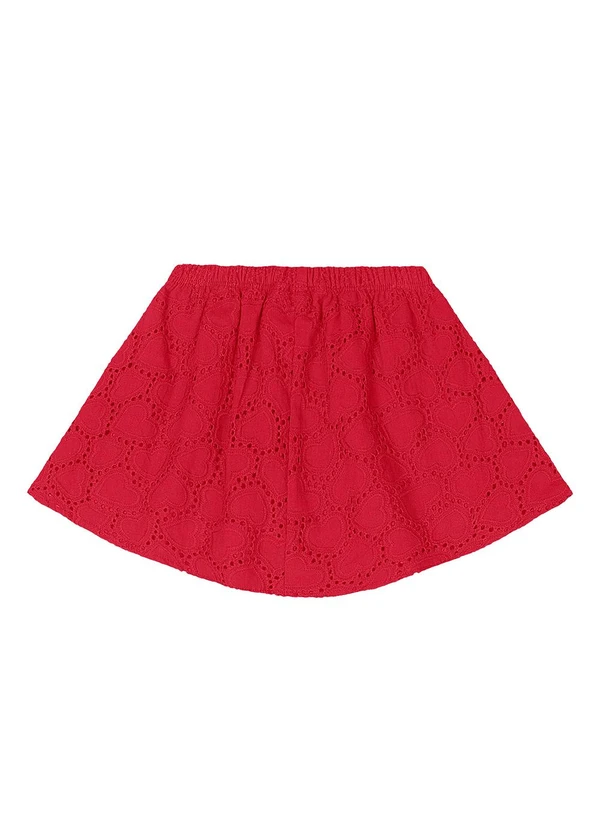 Quimby - Conjunto Blusa Estampado Saia Laise Quimby Branco 6