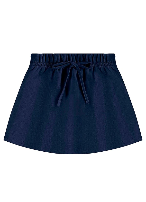 Bee Loop - Conjunto Blusa Floral e Short-Saia Azul 6