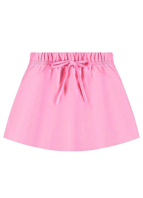 Bee Loop - Conjunto Blusa Floral e Short-Saia Rosa 4