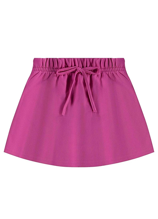 Bee Loop - Conjunto Blusa Floral e Short-Saia Roxo 3