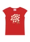 Duduka - Conjunto Blusa Capivara  e Short Flor Azul  - variação: Vermelho
