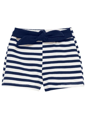 Duduka - Conjunto Blusa Flores e Short Rotativo  Azul  - DUDUKA