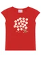 Duduka - Conjunto Blusa Bailarina e Short Saia  Rosa - variação: Vermelho