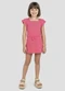Kely Kety - Conjunto Blusa Hive e Shorts-Saia Moletinho Rosa - variação: Rosa