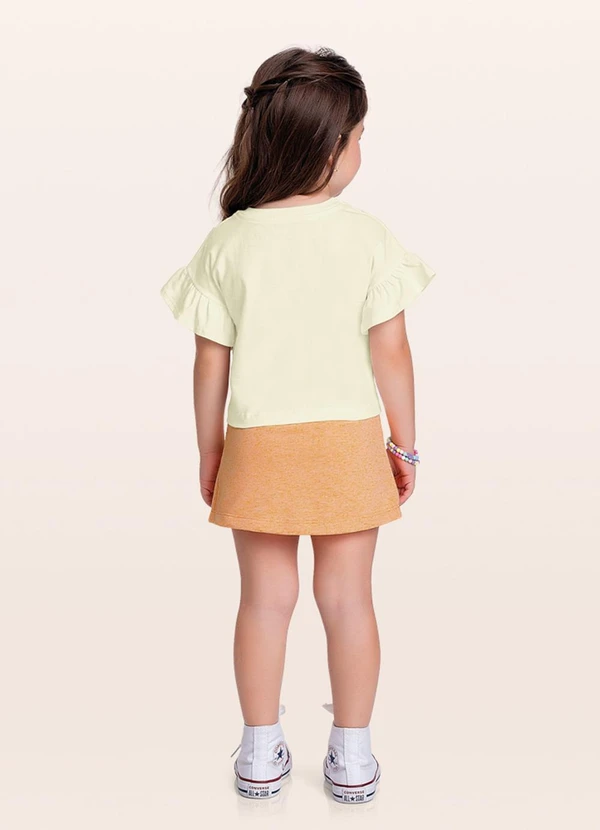 Fakini Kids - Conjunto Blusa/Laranja 3