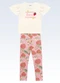 Fakini Kids - Conjunto Blusa/Legging Bege - variação: Bege