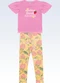 Fakini Kids - Conjunto Blusa/Legging Bege - variação: Rosa