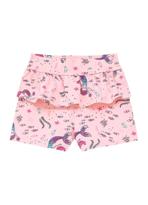 Duduka - Conjunto Blusa Mermaid e Short Sereia Branco - DUDUKA