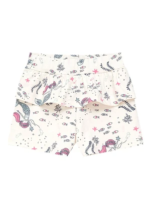 Duduka - Conjunto Blusa Mermaid e Short Sereia Rosa - DUDUKA