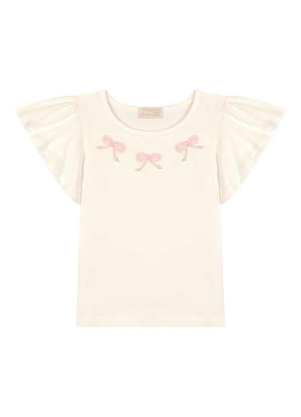 Milli e Nina - Conjunto Blusa Penteado e Shorts Cetim Rosa 2