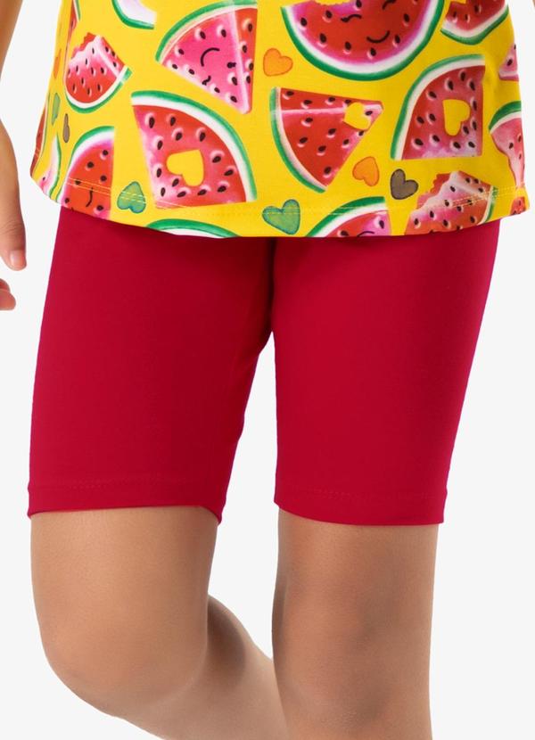 Rovi Kids - Conjunto Blusa Regata e Shorts Amarelo 5