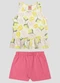 Kely Kety - Conjunto Blusa Regata e Shorts em Amarelo - variação: Amarelo