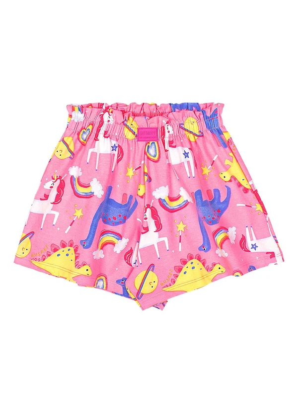 Quimby - Conjunto Blusa Ribana Short Branco 3