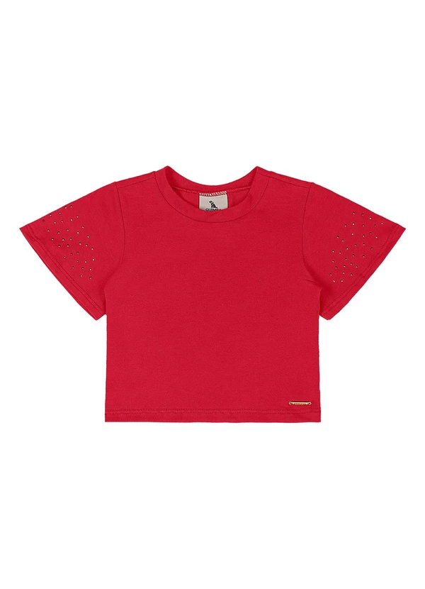 Quimby - Conjunto Blusa Saia Estampado Vermelho 3