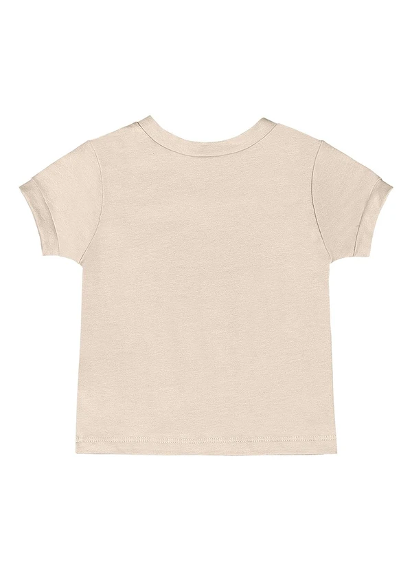 Quimby - Conjunto Blusa Saia-Short Estampado Bege 3