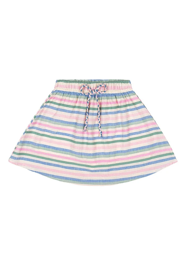 Quimby - Conjunto Blusa Saia Short Bege 5