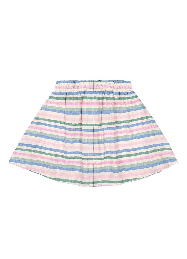 Quimby - Conjunto Blusa Saia Short Bege 6